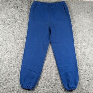 Vintage Russell Athletic Sweatpants Adult XL Blue Fleece Jogger Made In USA‎